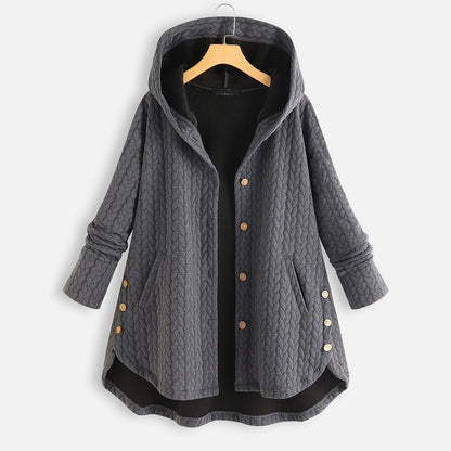 "Women’s Cotton Winter Jacket – Long Warm Parka for Cold Weather
