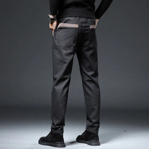 Embroidery Trend Slim Straight Pants Men Ooho