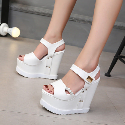 Platform Wedge Sandals Ooho