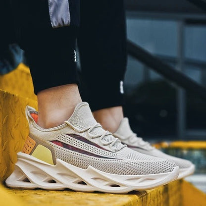 Flying Woven Casual Sports Shoes All-Match White Shoes Tide Shoes Ooho