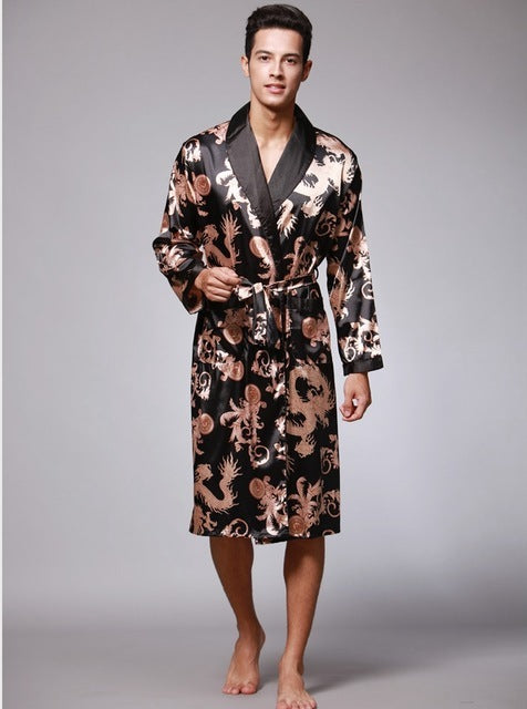 men silk robe Ooho