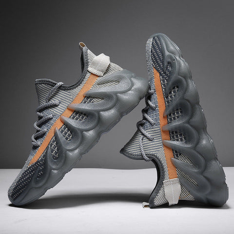 Fashion Sneakers With Wave Sole Cool Sports Shoes Men Ooho