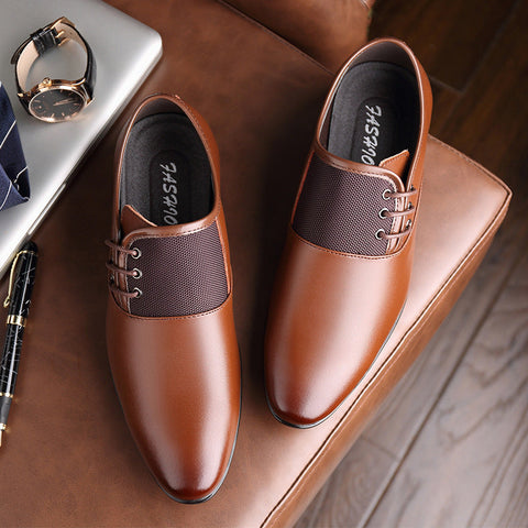 46 leather business 45 formal pointed shoes Ooho