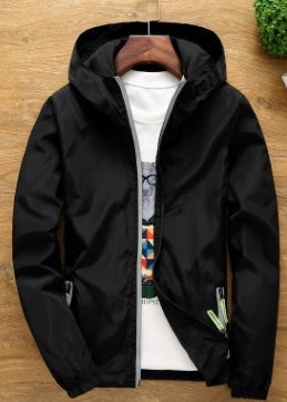 Autumn Spring Jackets Men Bomber Jacket Male Casual Coat For Men Wind Breaker New Hooded Jacket Men'S Windbreaker Ooho