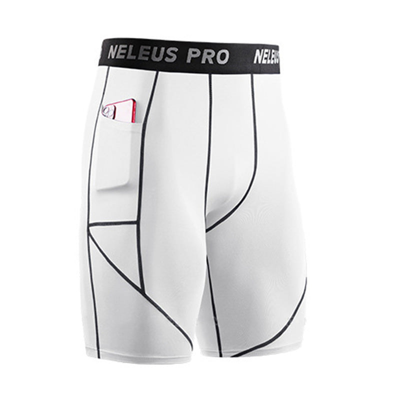 Men Outdoor Running Shorts Male Board GYM Exercise Fitness Leggings Ooho