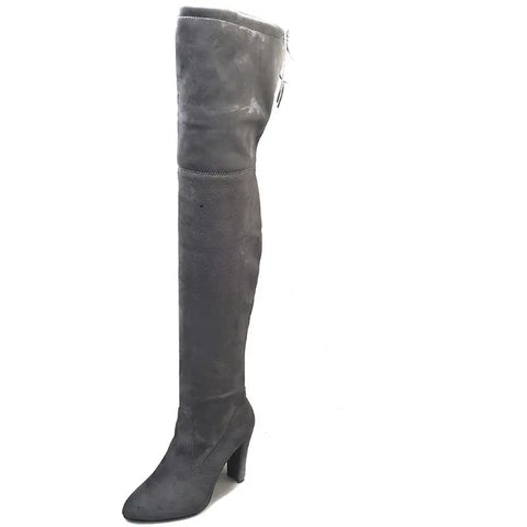 European And American Pointed Thick Heel Over The Knee Boots Stretch Boots Women Ooho
