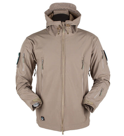Soft Shell Jacket Men Windproof Hooded Jacket Ooho