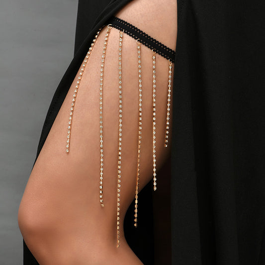 Claw Drill Leg Women Ins Adjustable Elastic Body Chain Jewelry