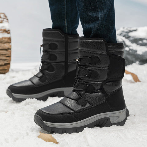 Men And Women Fleece-lined Warm Snow Boots Ooho