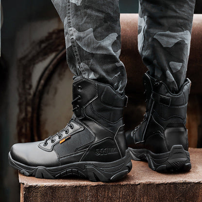 Leather Boots Outdoor Snow Boots Sports Shoes For Men Ooho