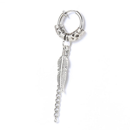 Trendy male earrings dark street earrings Ooho