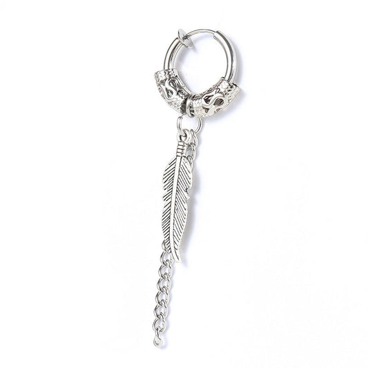 Trendy male earrings dark street earrings Ooho