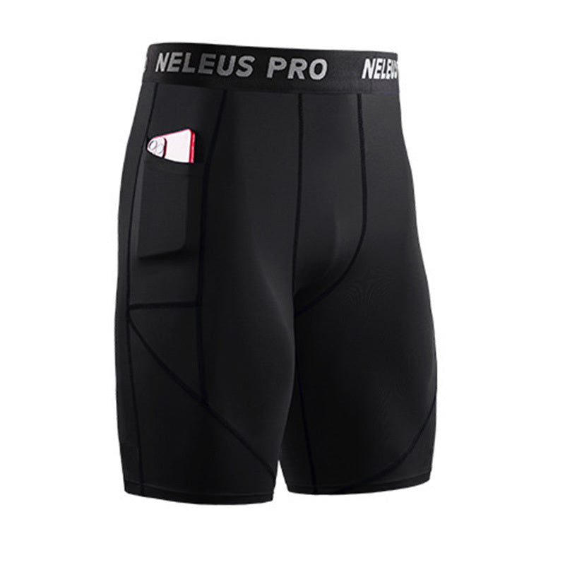 Men Outdoor Running Shorts Male Board GYM Exercise Fitness Leggings Ooho