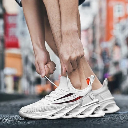 Flying Woven Casual Sports Shoes All-Match White Shoes Tide Shoes Ooho