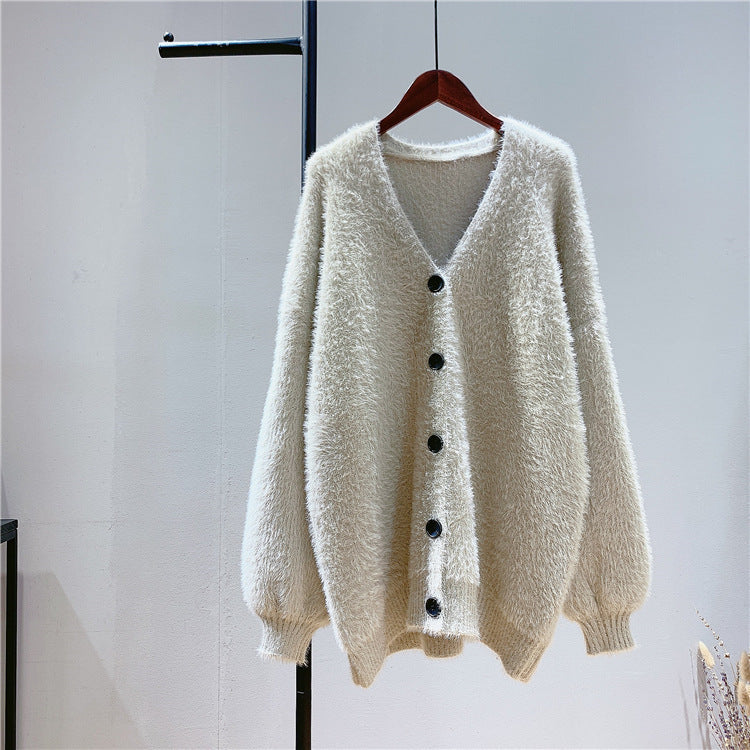 Spring Loose Knit Poncho – Women's Long Sleeve Casual Sweater Coat Ooho