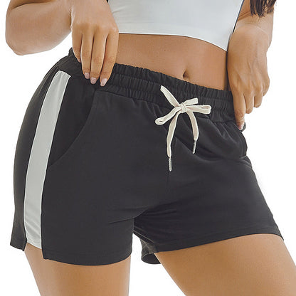 Summer Sports Shorts Gym Running Women Cycling Drawstring Shorts Workout Ooho