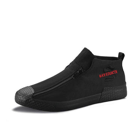 Casual Trendy Shoes Old Beijing Slip-on Canvas Shoes Men's Sneakers Umbrella Cloth Ooho
