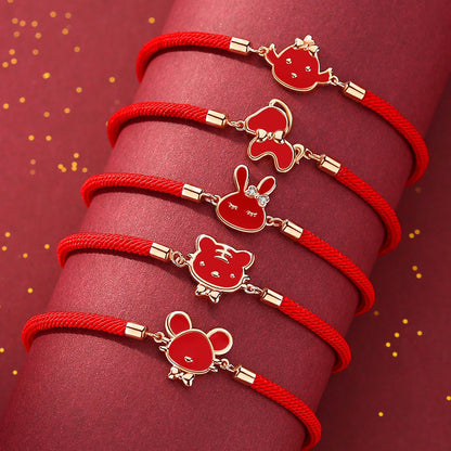 Zodiac Red Rope Bracelet For Women Ooho