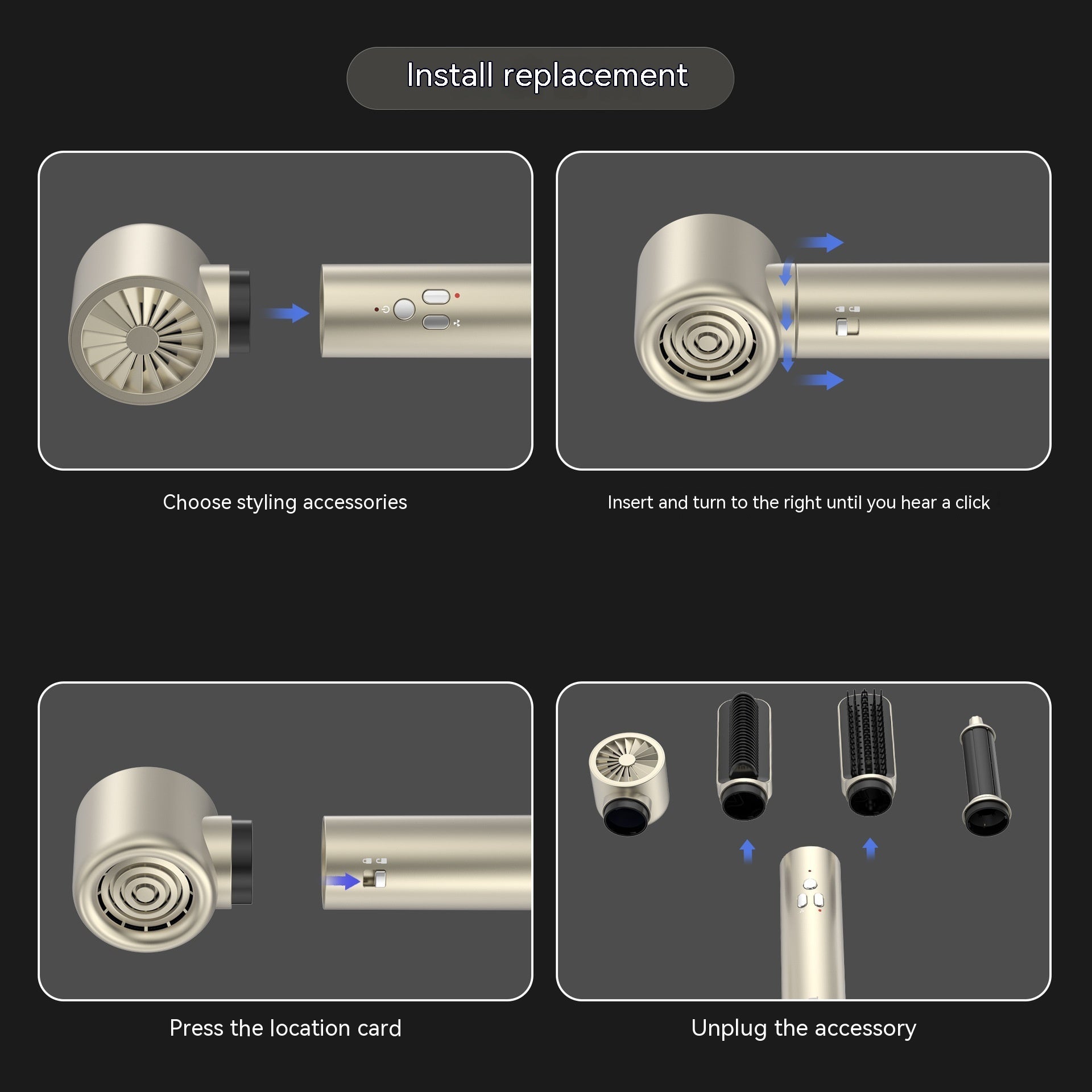 Multifunctional Hair Care Automatic Hair Dryer Ooho