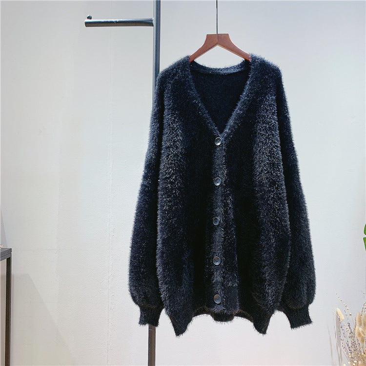 Spring Loose Knit Poncho – Women's Long Sleeve Casual Sweater Coat Ooho