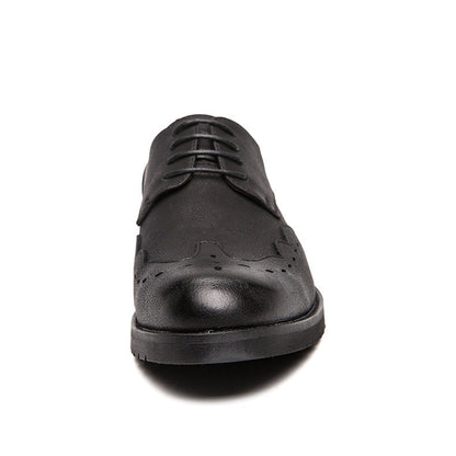 Soft leather pointed shoes men Ooho
