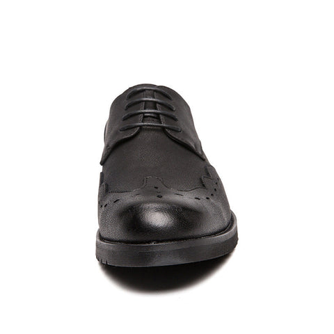 Soft leather pointed shoes men Ooho