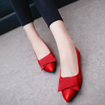 Pointed Toe Slip-on Ballet Shoes For Women Multi Colors Ooho