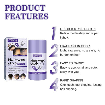 EELHOE Hair Wax Stick Broken Hair Polishing Hair Wax Stick Small Broken Hair Hair Finishing Broken Hair Styling Cream Haircare Gel Haircare Ooho