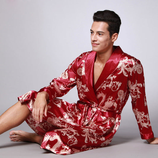 men silk robe Ooho