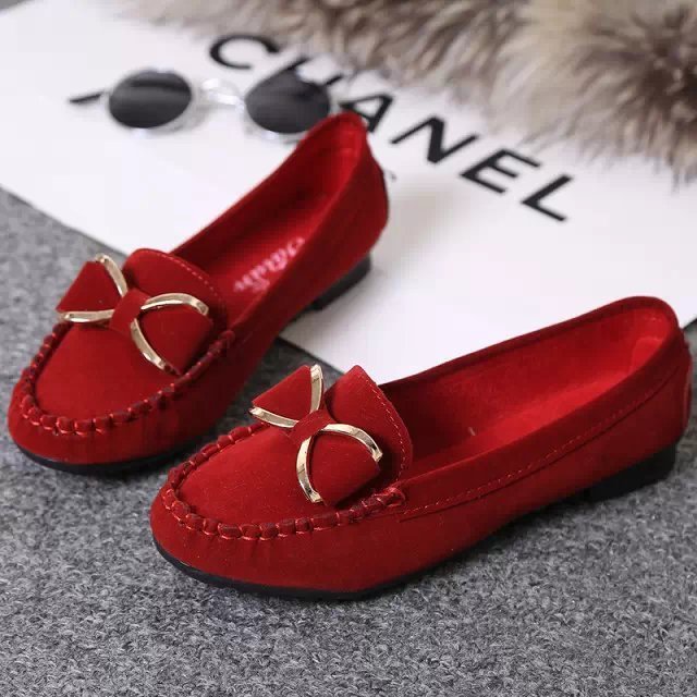 Peas shoes flat shoes bowknot women's shoes Ooho