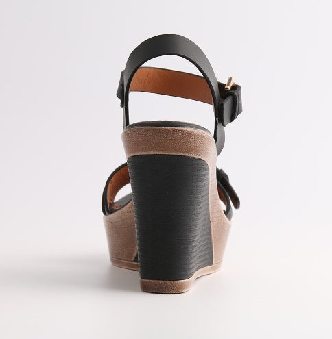 High heel wedge sandals Ooho