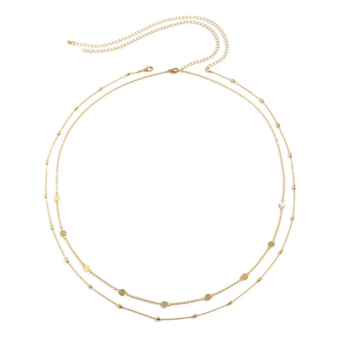 Belly Chain Sexy Body Coin Waist Female Suit For Women Snake Bone Double Layers Jewelry Decor Bra Bikini Beach Harness Jewelry Ooho