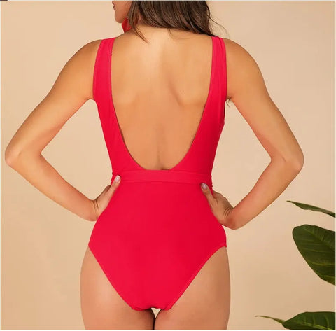 Printed bikini bodysuit Ooho