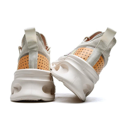 Flying Woven Casual Sports Shoes All-Match White Shoes Tide Shoes Ooho