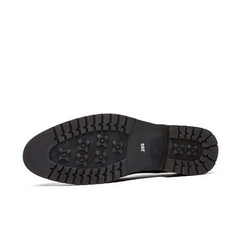 Soft leather pointed shoes men Ooho