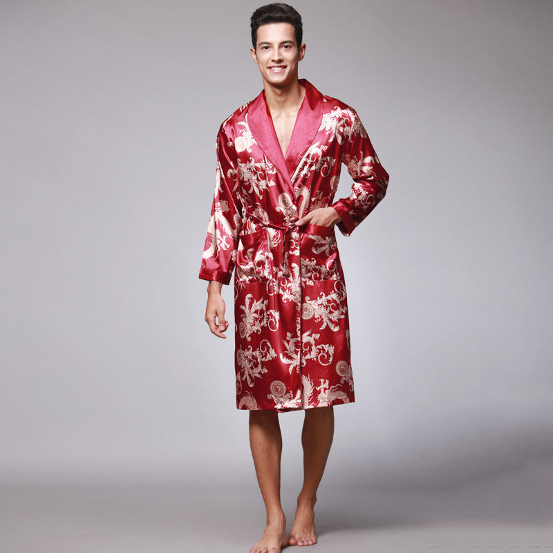 men silk robe Ooho