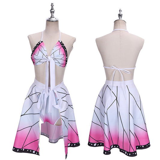 Female Anime Butterfly Bikini Swimsuit Ooho
