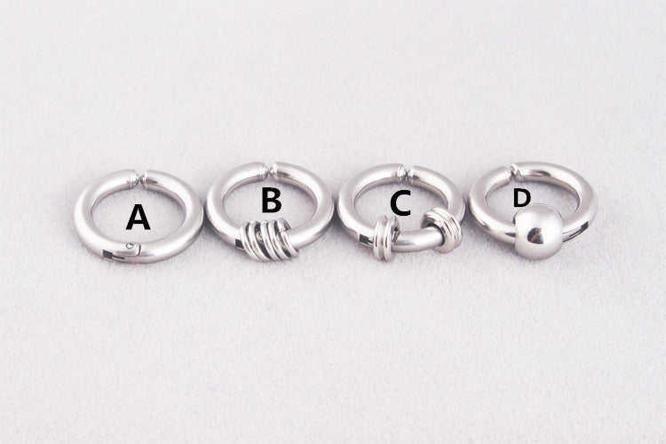 Titanium Steel Male Non Pierced Earring Ear Clip Magnet False Earrings Ooho
