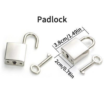 Punk Chain Lock Pendant Necklace Women Men Hip Hop Jewelry Ooho