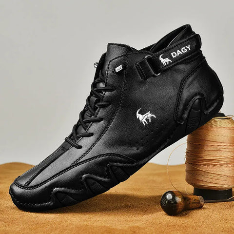 Male Ram Shoes High Cotton-padded Shoes Casual Fleece-lined Ooho 