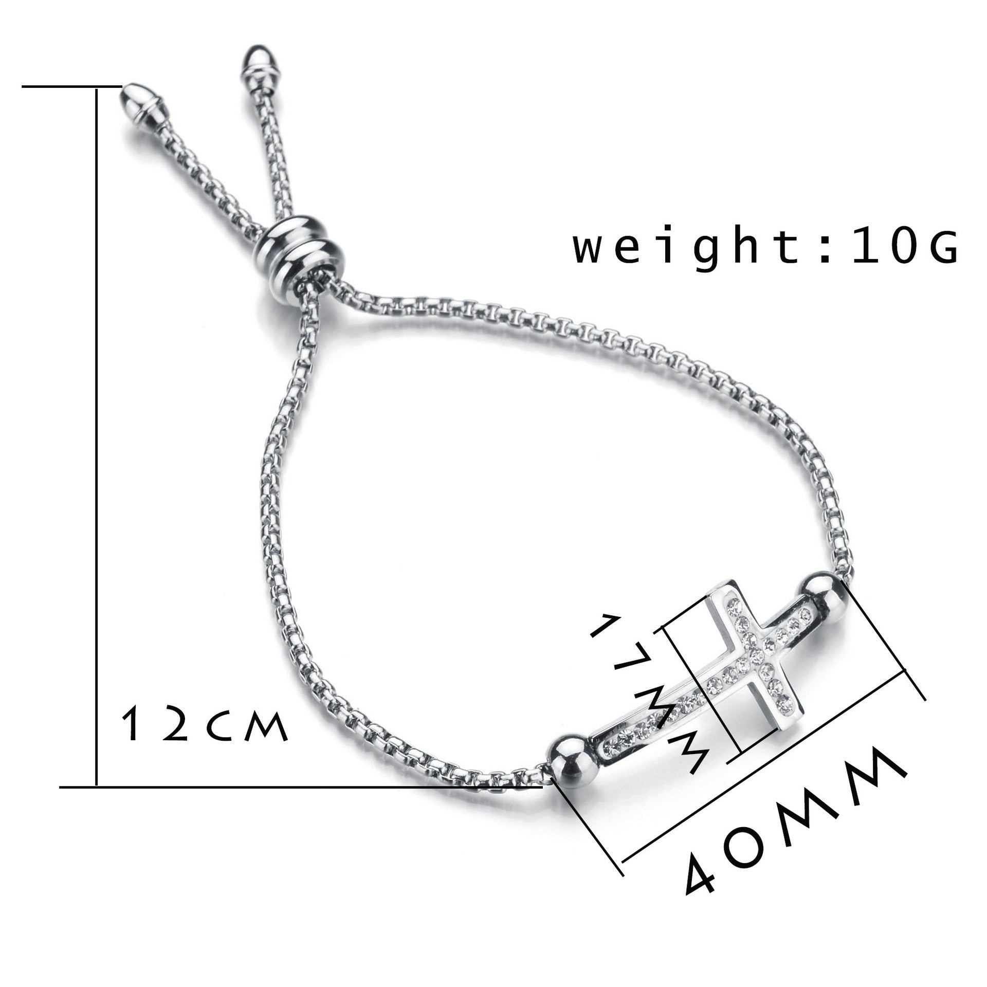 Micro Rhinestone Adjustable Bracelet For Women Ooho