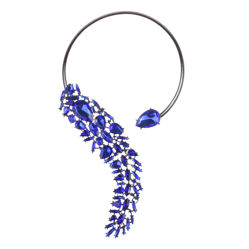 Colorful Rhinestones Chokers Necklaces Fashion Trend Crystals Necklaces Fine Jewelry Accessories for Women Ooho