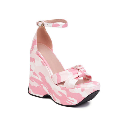 Fashion Platform Wedge High Heel Sandals For Women Ooho