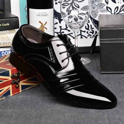 Men's casual business formal leather shoes Ooho