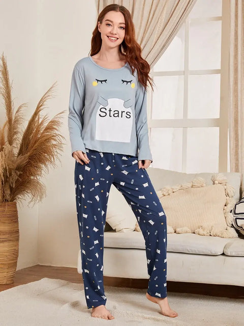 Womens Pajama Sets Women Casual Cute Sleepwear Ooho
