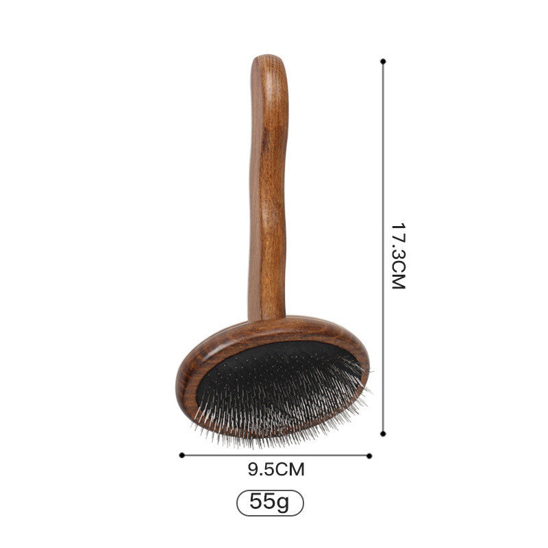 Pet Comb Solid Wood Antique Hair Removing Products Ooho