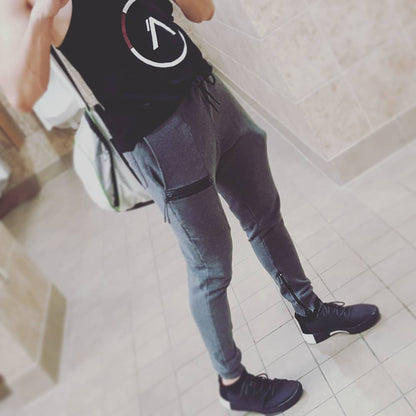 New Fitness Pants Casual Sweatpants Fashion High Street Trousers Pants Men Joggers Ooho