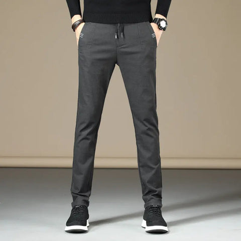Casual pants men trendy wild youth casual pants Ooho