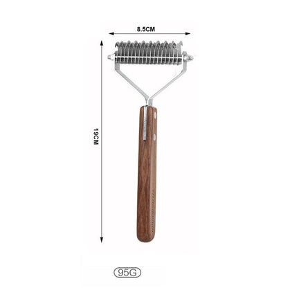 Pet Comb Solid Wood Antique Hair Removing Products Ooho