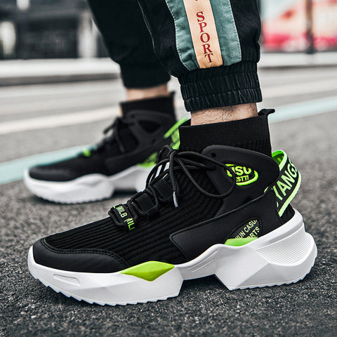 Flying knit socks basketball shoes men Ooho